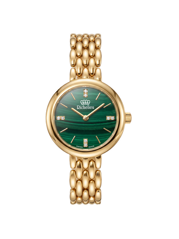 Terra Round Malachite